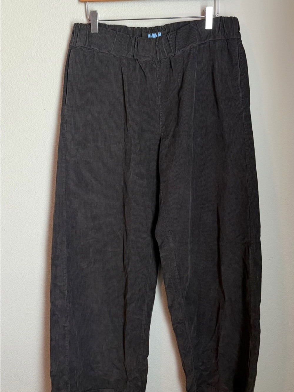 Women’s LABO.ART Pants Wide Leg Corduroy Pants Gray Size 3 (L/XL) Art To Wear